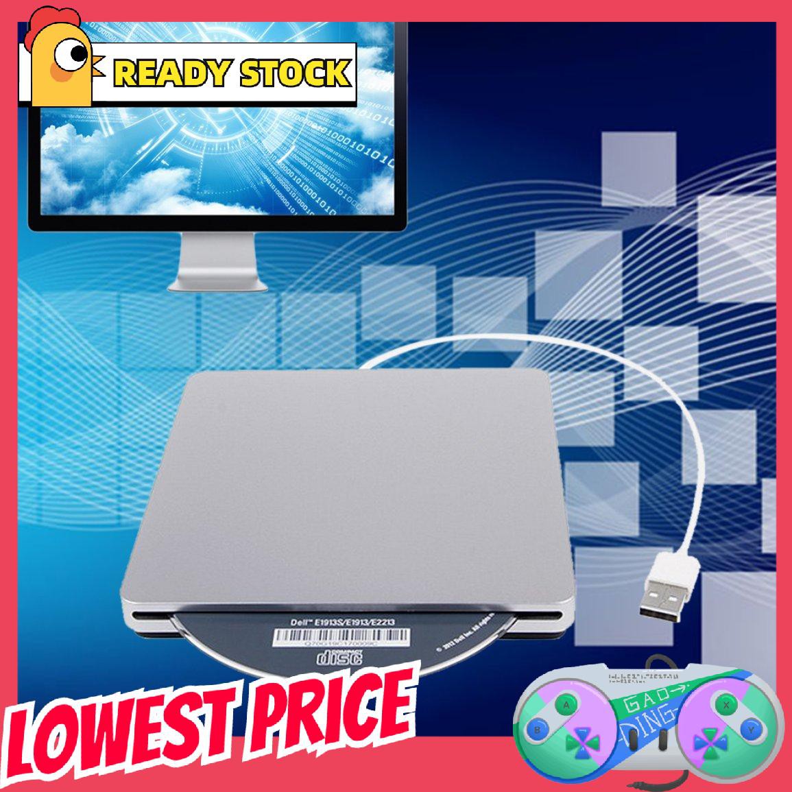 [lovely]USB External Slot in DVD CD Drive Burner Superdrive for Apple Thin