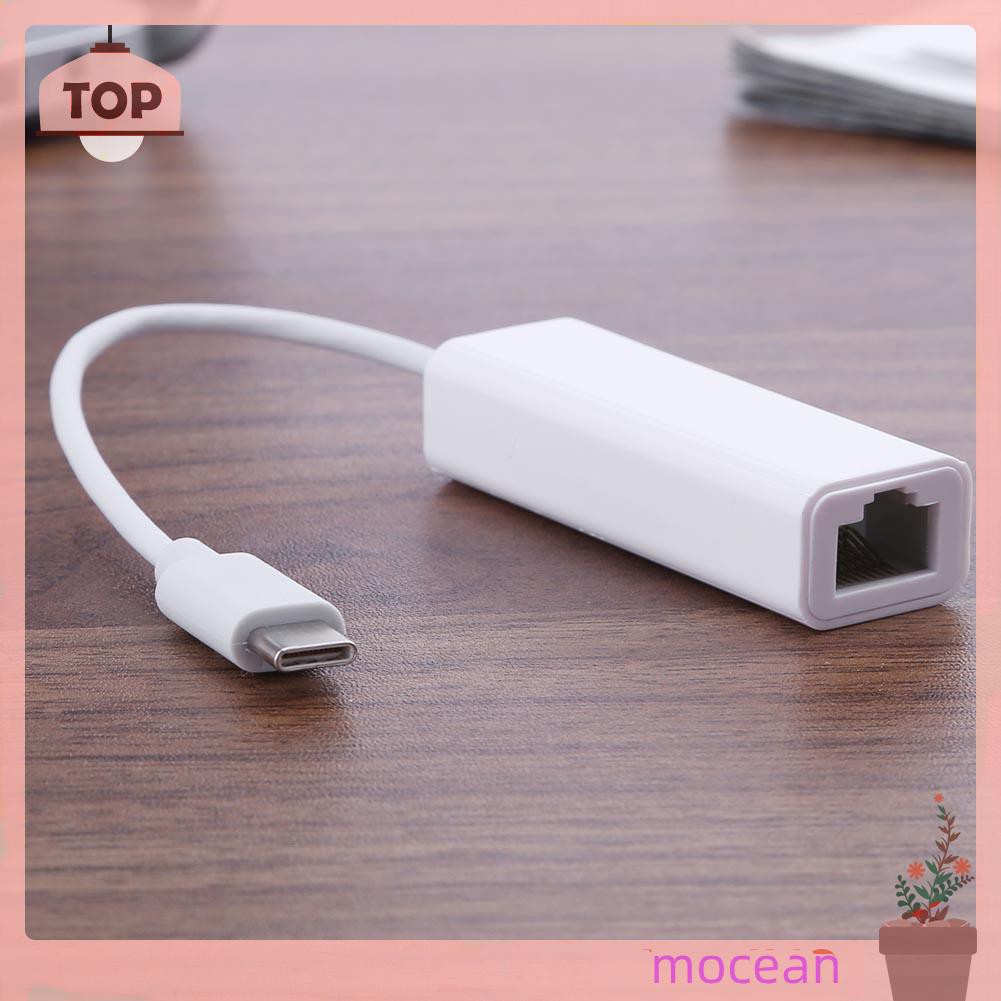 Bộ Chuyển Đổi Thẻ Mạng Lan Mocean Usb 3.1 Type-C Gigabit Rj45