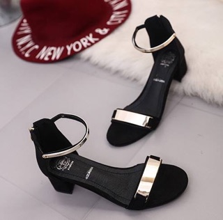 Sandal lấp lánh đen 39 - chat trc khi đặt hàng