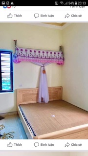 Màn khung xếp gọn phối ren kiểu