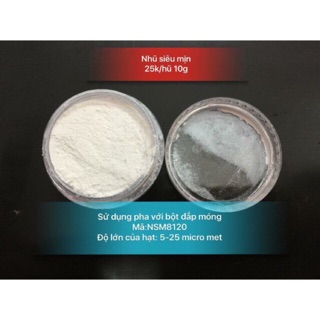 [Nhũ Trộn Bột] đắp móng siêu nhỏ. nhũ siêu mịn hũ 10g