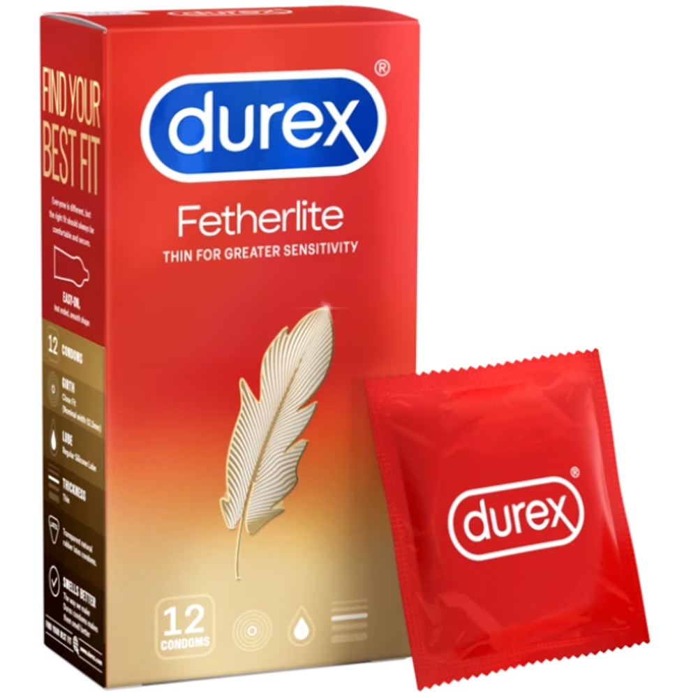 Bao cao su Durex Fetherlite hộp 3 bao và hộp 12 bao