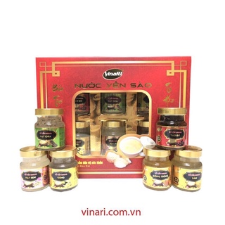 Nước Yến Sào Khánh Hoà 1 hộp 6 lọ VINARI Yến Sào Nha Trang