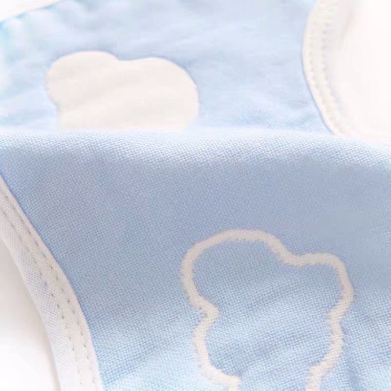 Bonstore yếm dãi chống giằng cho bé sơ sinh cotton