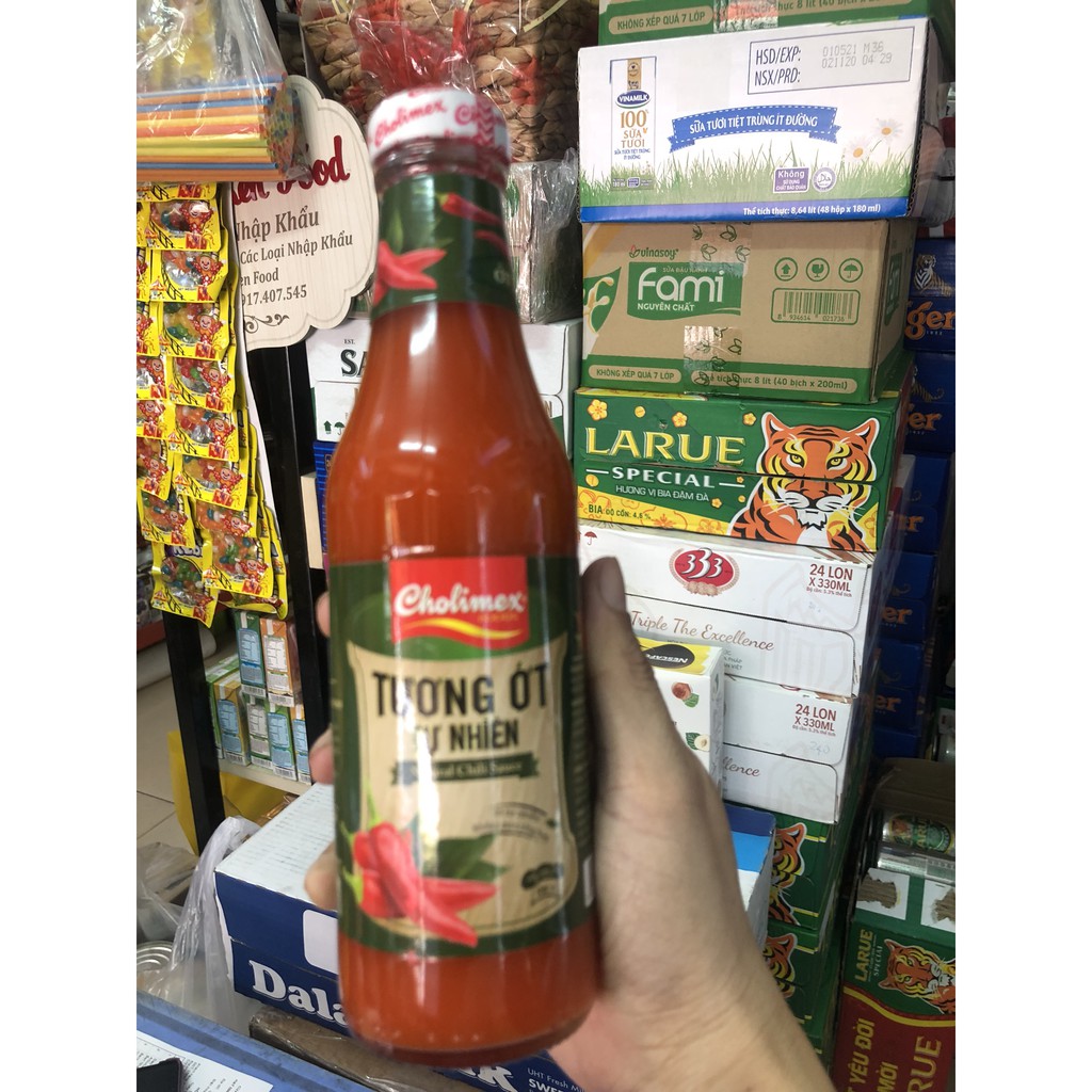 Tương ớt tự nhiên Ketchup Chai thủy tinh 330g