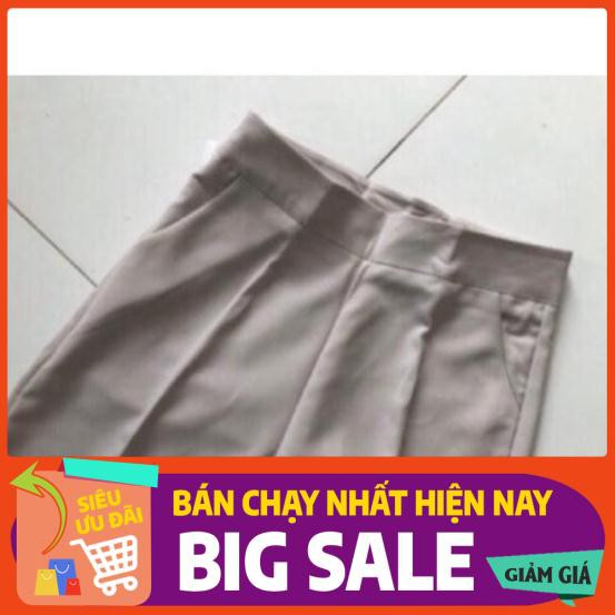 Quần suông ống rộng khóa sườn siêu tôn dáng hàng loại đẹp