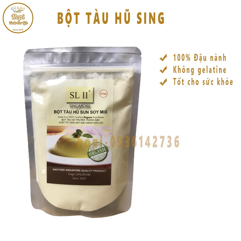 Set Tàu Hũ Trân Châu Đường Đen Thảo Mộc Organic Kèm Công Thức Nấu Độc Quyền (Set 7-15 chén) - Hopi