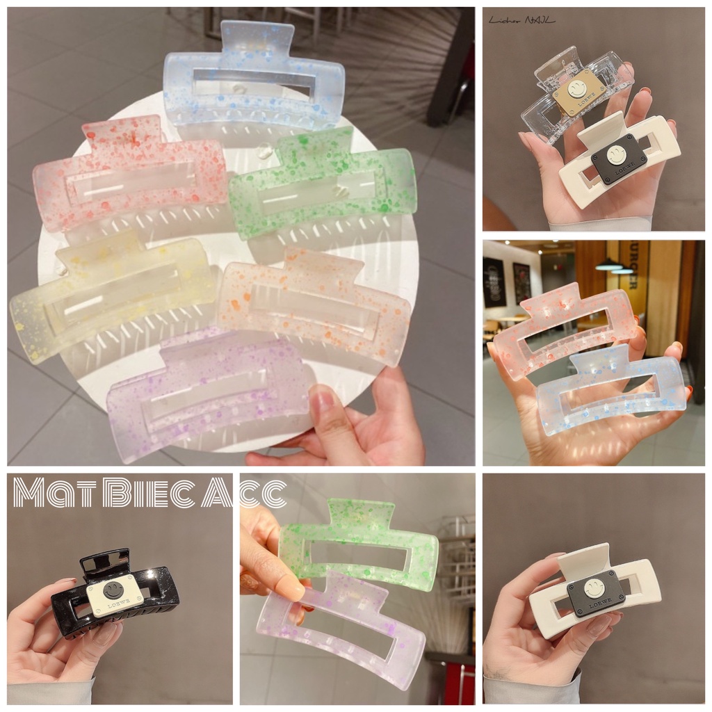 Kẹp Tóc Cỡ Lớn Thiết Kế Đơn Giản Phong Cách Hàn Quốc KT17