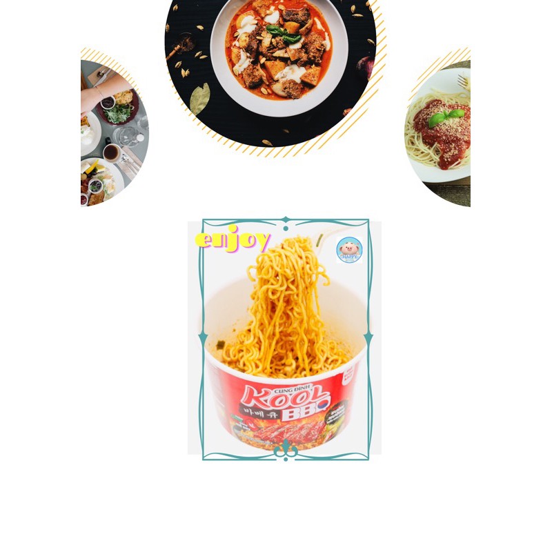 [NEW] Mì trộn Cung Đình Kool Bbq sườn nướng kiểu Hàn Quốc 105g | BigBuy360 - bigbuy360.vn
