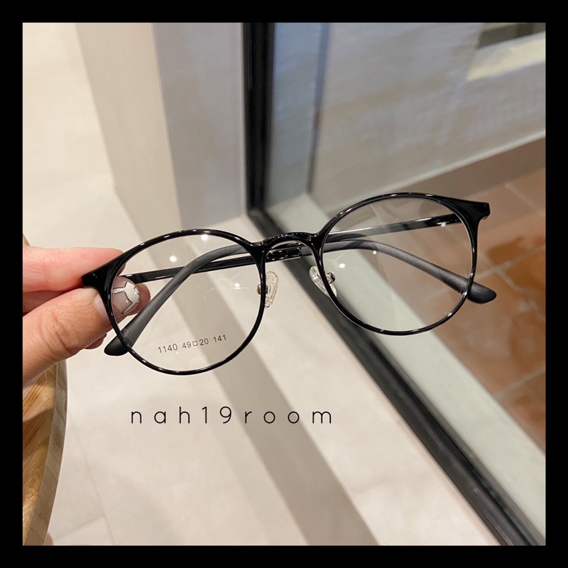 Kính mắt tròn cao cấp nhựa dẻo TR90 chống ánh sáng xanh 1140