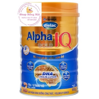 Sữa bột vinamilk Diealac Alpha Gold số 2 900g từ 6-12 tháng