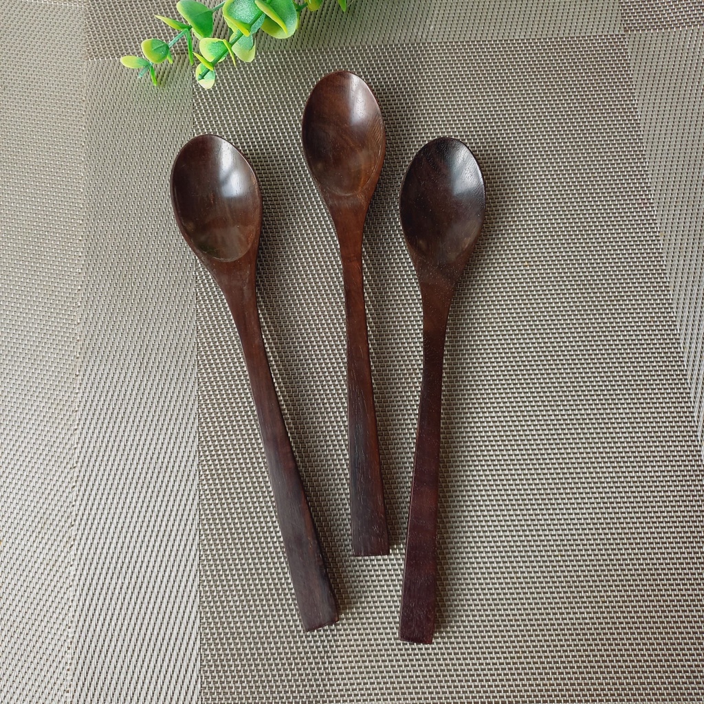 Muỗng, Thìa Gỗ Trắc Lớn Cán Dài 20x3.5cm Ăn Cơm, Súp, Chè, Thìa Decor Trang Trí Chụp Ảnh Của Vitrapro