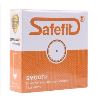 Bao cao su Safefit siêu mỏng (hộp gồm 3 bcs)