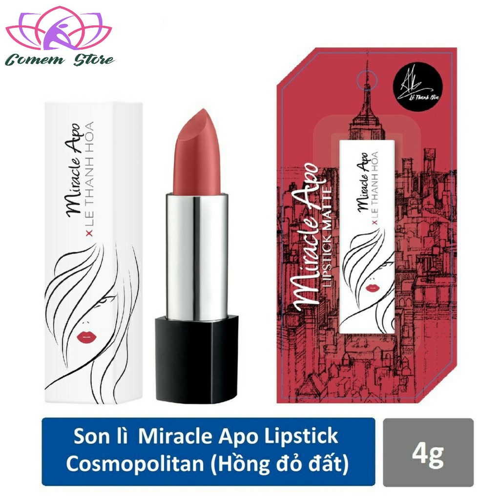 Son lì Miracle Apo Lipstick Matte x Lê Thanh Hòa 4g