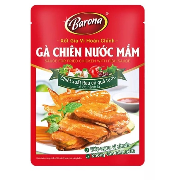 xốt gia vị hoàn chỉnh nấu Gà chiên nước mắm