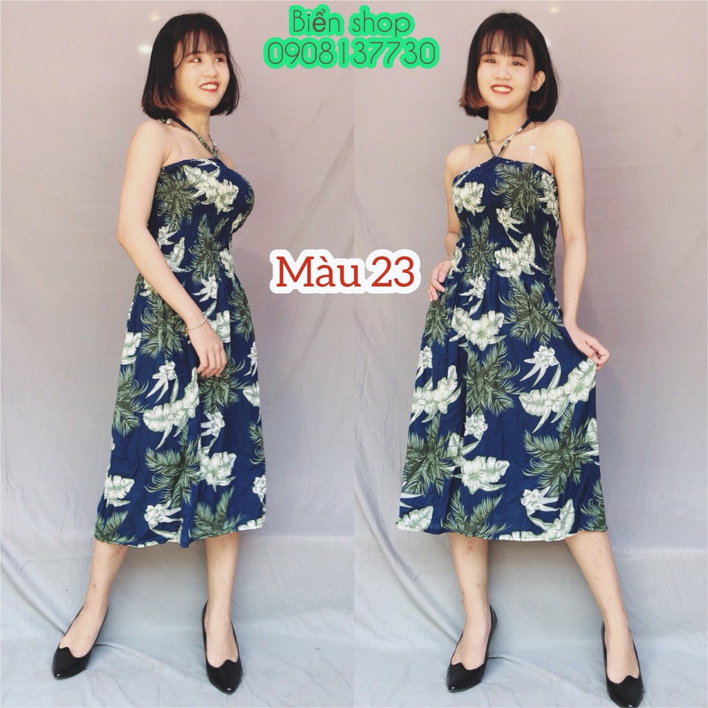 đầm maxi lanh thái mặc không nhăn | BigBuy360 - bigbuy360.vn