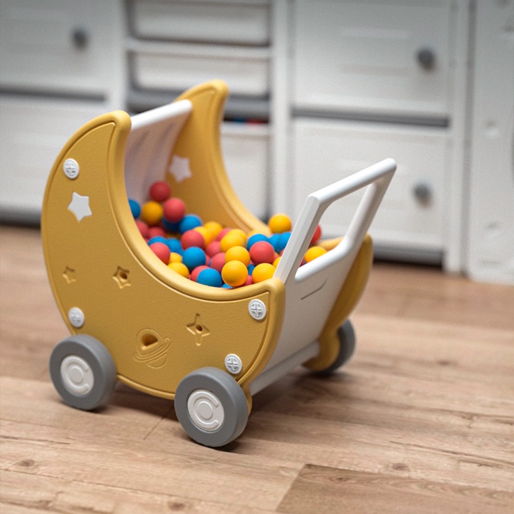 Kệ Nhựa Để Đồ Hình Mặt Trăng-Moon KT D179 x S32 X C93cm