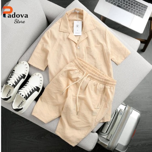 Bộ quần áo sơ mi đũi nam có cổ vải cao cấp, thoáng mát mẫu mới năm 2021 PADOVA – PV05 | BigBuy360 - bigbuy360.vn