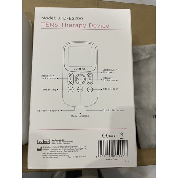 Máy massage vật lý tri liệu liệu pháp TENS Jumper JPD-ES200 bảo hành 5 năm