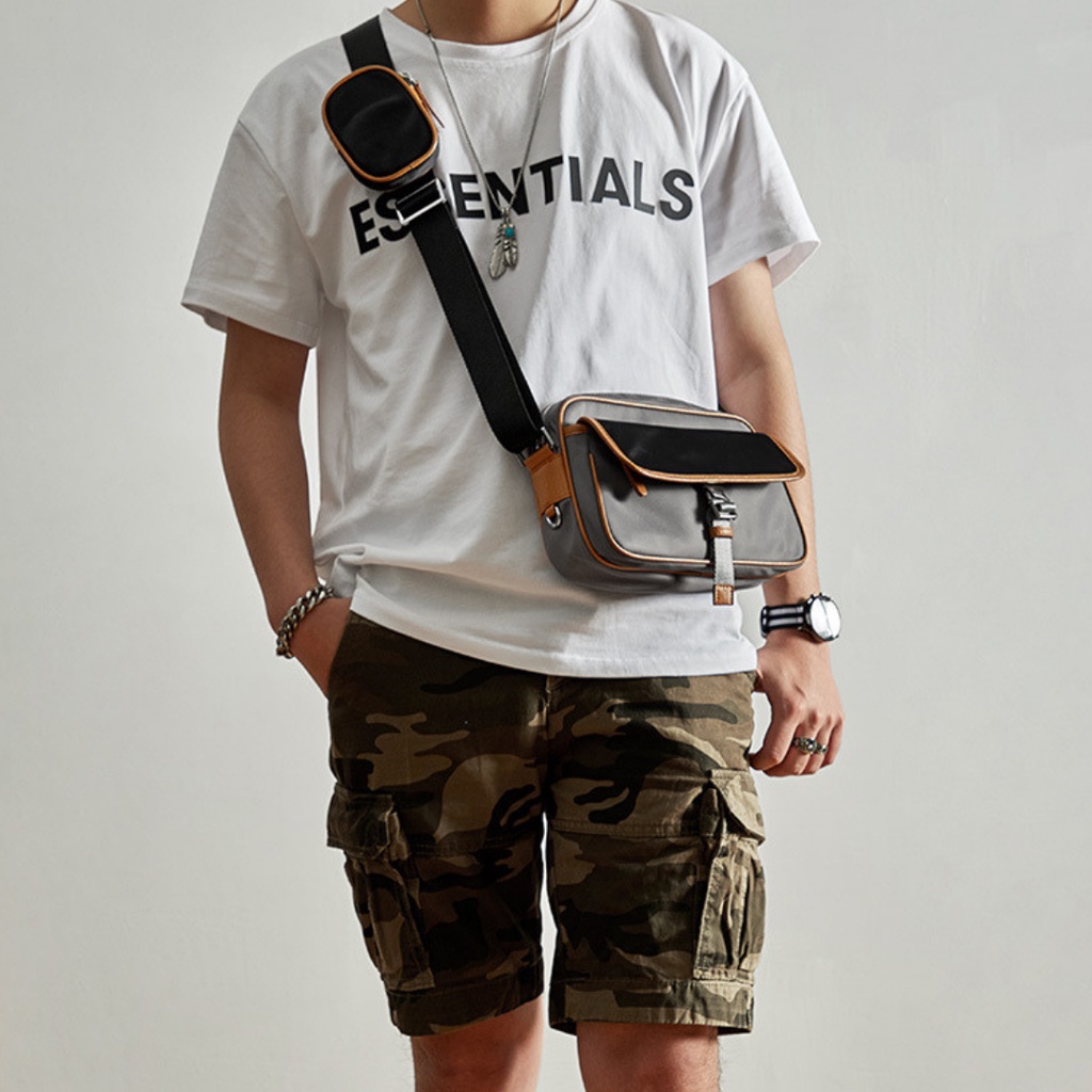 Túi Đeo Chéo, Túi Đeo Chéo Da Nam Thời Trang Phong Cách Hàn Quốc BG40