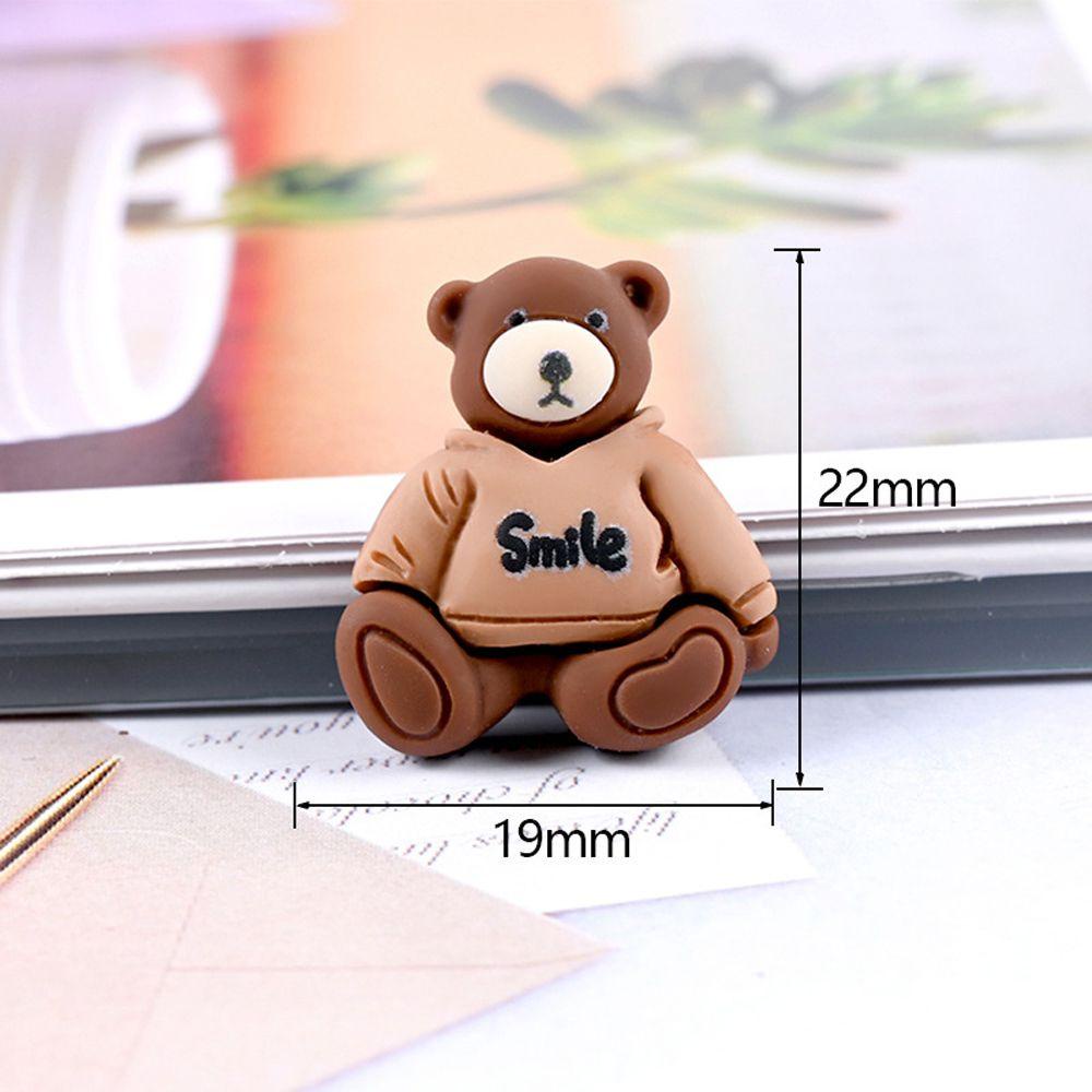 Móc Khóa Hình Gấu DARNELL Bằng Nhựa Resin Dễ Thương