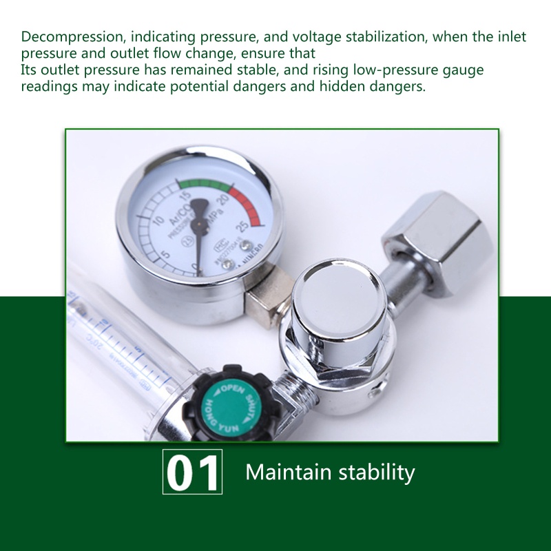 Đồng Hồ Đo Lưu Lượng 0-25MPa Chuyên Dụng Cho Hàn Mig Tig