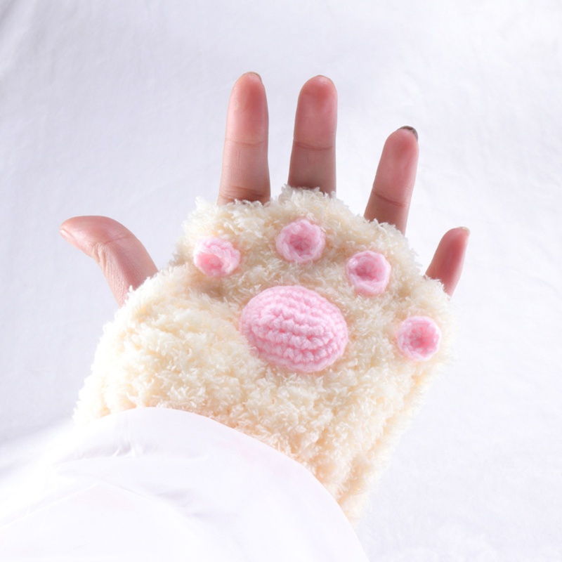 Găng Tay Bông Hình Móng Vuốt Gấu Hoạt Hình Hóa Trang Halloween