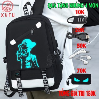 Balo học sinh đi học hình Luffy one piece mẫu mới cực Cool