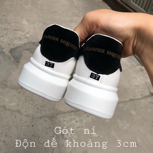 Giày Thể Thao MCQq Gót Đen NAM NỮ Hot 2019 (size 35~44)