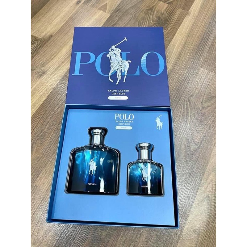 Set nước hoa nam Polo Ralph Lauren Deep Blue Parfum 125ml