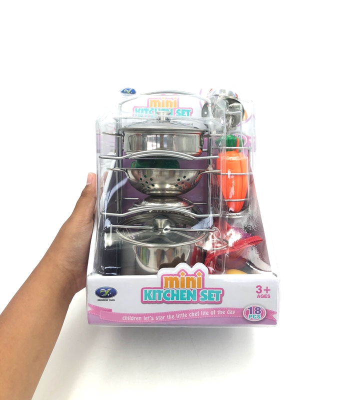 Đồ Chơi Nhà Bếp Mini Kitchen Set 668-G4 (18 Chi Tiết)