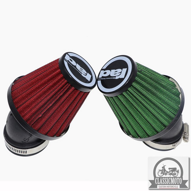 Lọc Gió RAD-Phù hợp độ cafe racer cho dòng xe classic Cafe Racer Tracker Chopper Bobber CG125 Honda Yamaha Suzuki