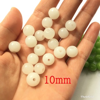 🌺Hạt đá màu trơn size 8-10mm