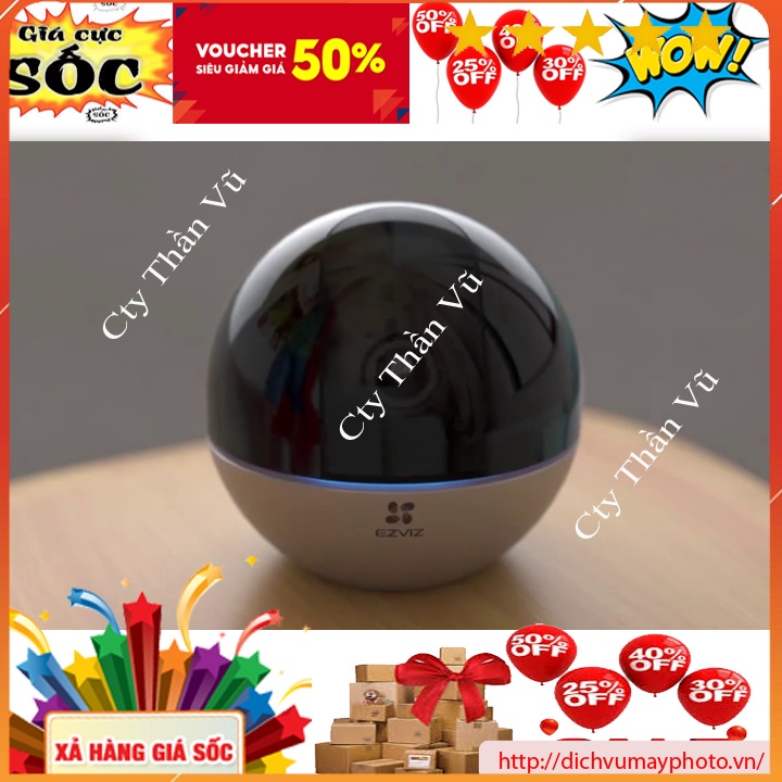 Camera quan sát Ezviz C6W quay quét 360 độ hàng mới chất lượng tốt Kholinhkienmayin