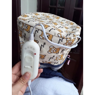 Mũ hấp kích nhiệt tóc hình gấu
