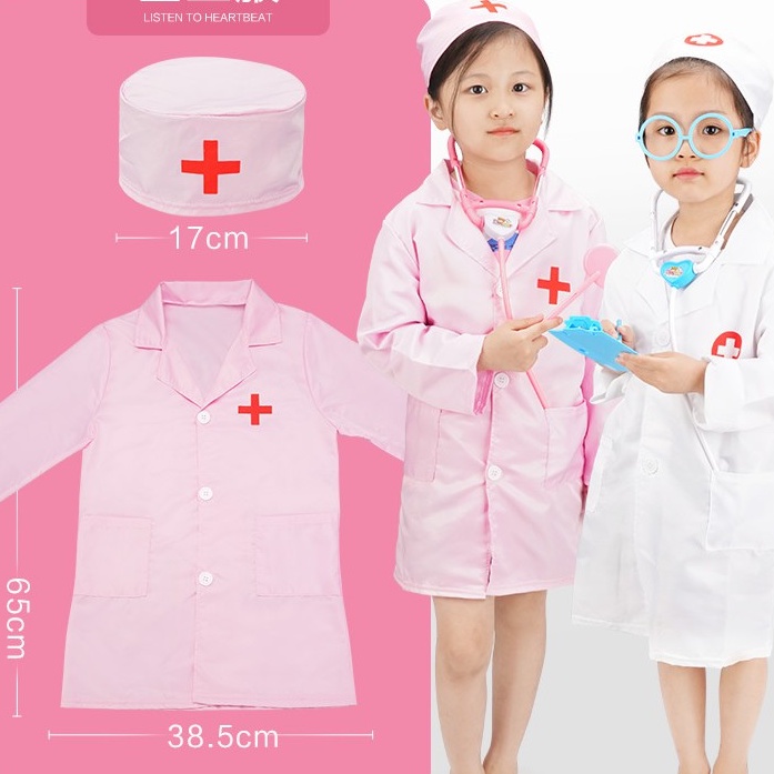 [CÓ ÁO BLOUSE] Bộ đồ chơi Bác sĩ 55 chi tiết ( hàng chuẩn có đèn),Hộp Đựng Đồ Chơi Bác Sĩ