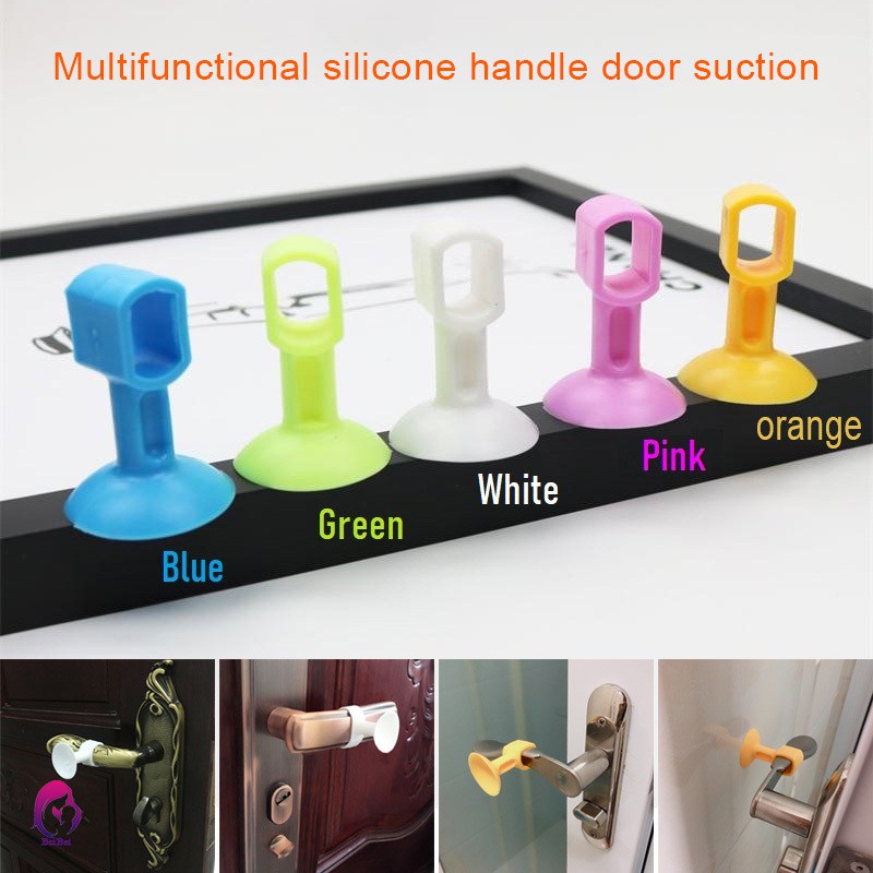 Dụng cụ chặn cửa chống va chạm bằng silicon tiện lợi