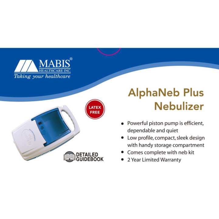 Máy Hút Dịch/Xông Khí Dung Cho Trẻ Em Và Người Lớn AlphaNeb Plus - Mabis |Xông Hút Dịch, Đa Năng