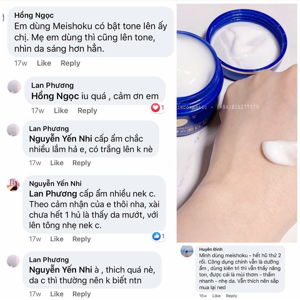 Kem dưỡng trắng da Meishoku Whitening Essence Cream | BigBuy360 - bigbuy360.vn