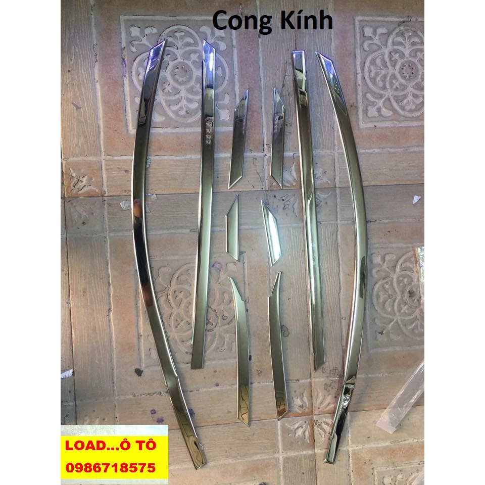 Nẹp VIền Chân Kính, Cong Kính Xe Huyndai Tucson 2018-2021 Mẫu Inox Cao Cấp