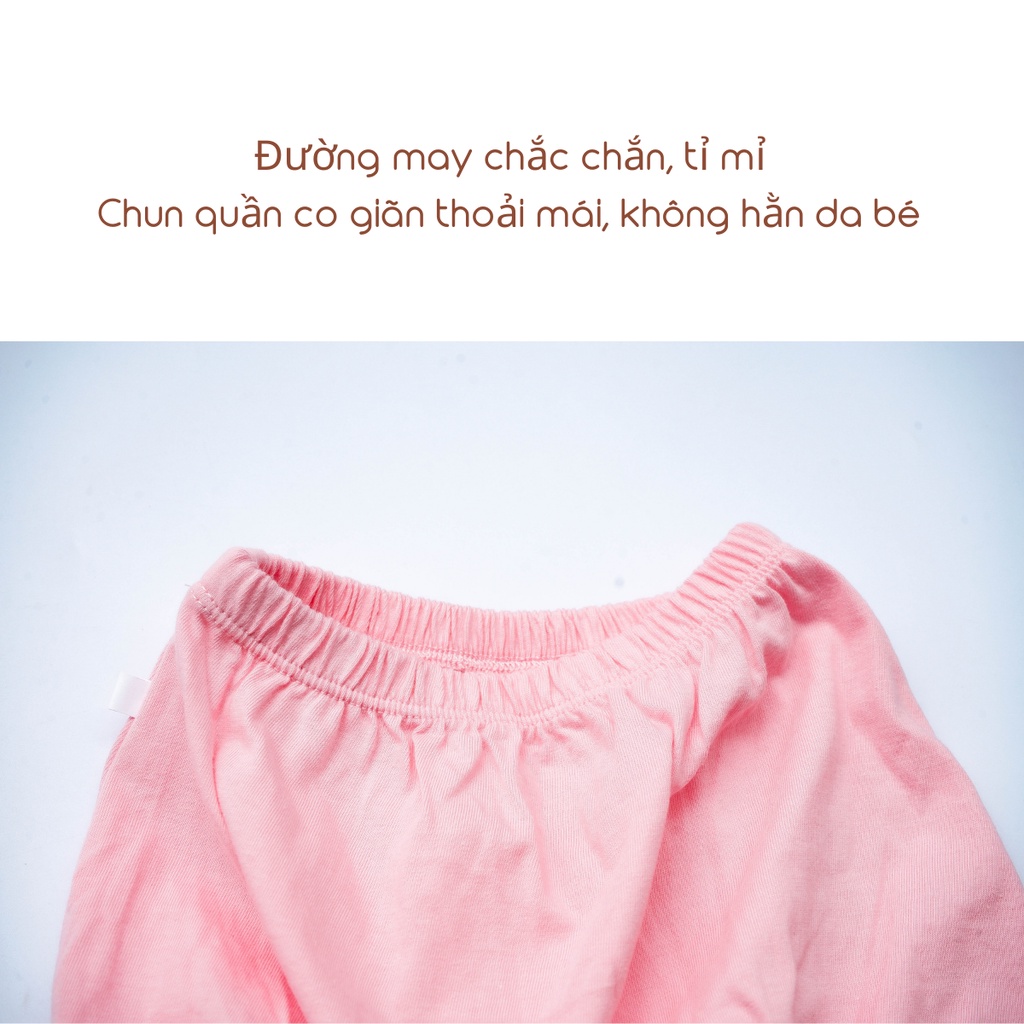 XẢ HÀNG Bộ quần áo cộc tay unbee cho bé gái 5 - 15kg, hàng thiết kế 100% cotton Hàn Quốc cao cấp mềm mịn, thoáng mát