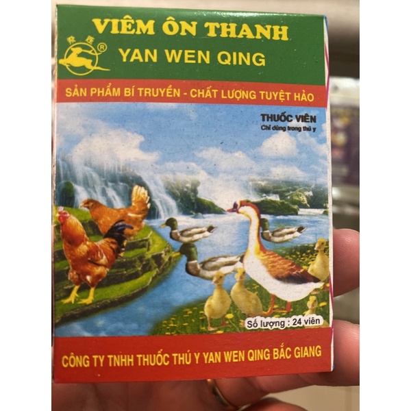 Viêm ôn thanh cho gia cầm