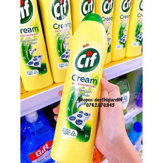 Kem tẩy đa năng nhà bếp Cif hương chanh chai 690g