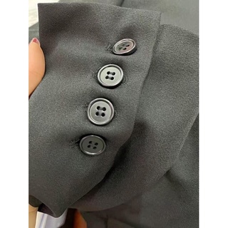 Áo khoác Blazer đen trơn