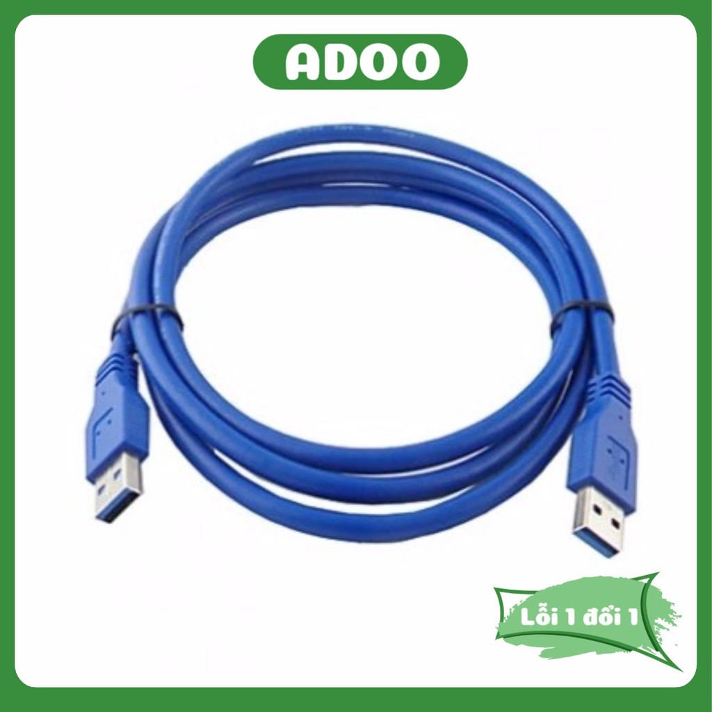 Dây nối USB 2 đầu đực 60cm 3.0 1.5m 2.0 - Dây USB MP3 chất lượng cao tiện dụng ADOO