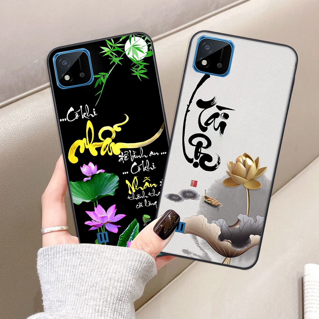 Ốp lưng Realme C11 2021 / C20 in hình chữ tài chữ lộc, Cha Mẹ, bình an SIÊU ĐẸP