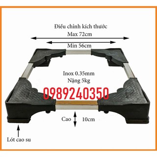 Chân đế kệ máy giặt bê tông chắc chắn, tốt nhất hiện nay