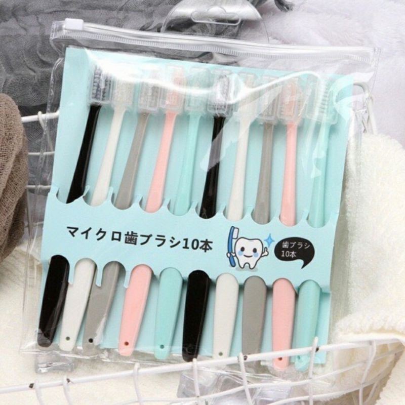 Set 10 bàn chải túi zip giá siêu rẻ