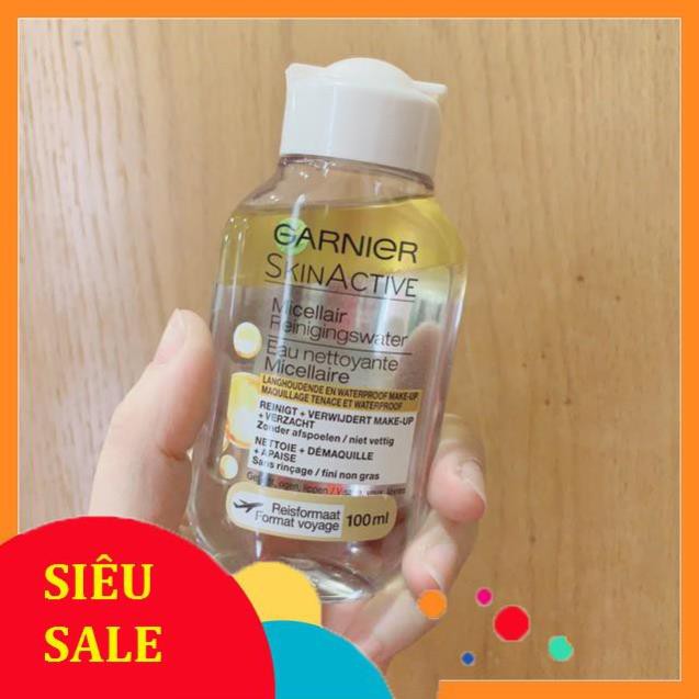 FreeShip Giá Sốc -  [100ml] Tẩy trang Garnier Skin Active Oil Infused Micellar Cleansing Water