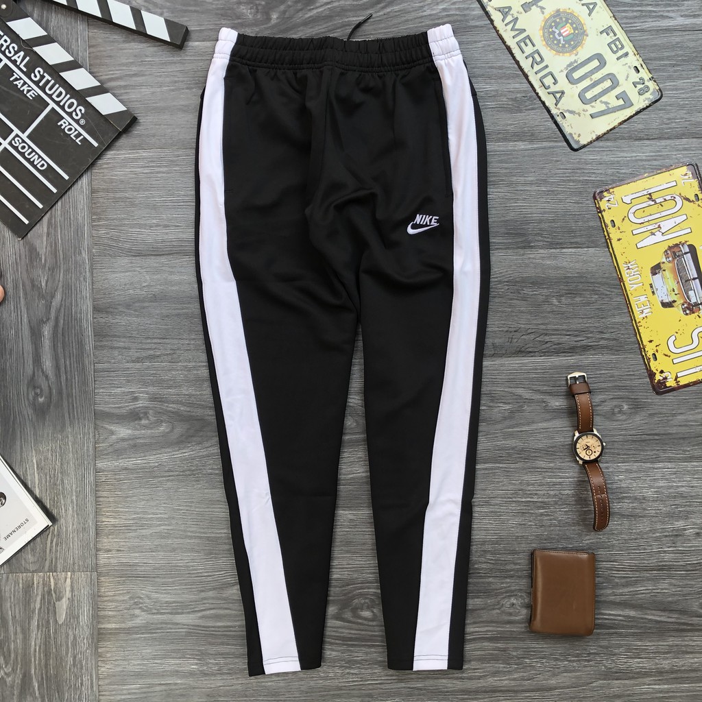 Quần thể thao đen phối trắng dành cho nam cực đẹp | BigBuy360 - bigbuy360.vn